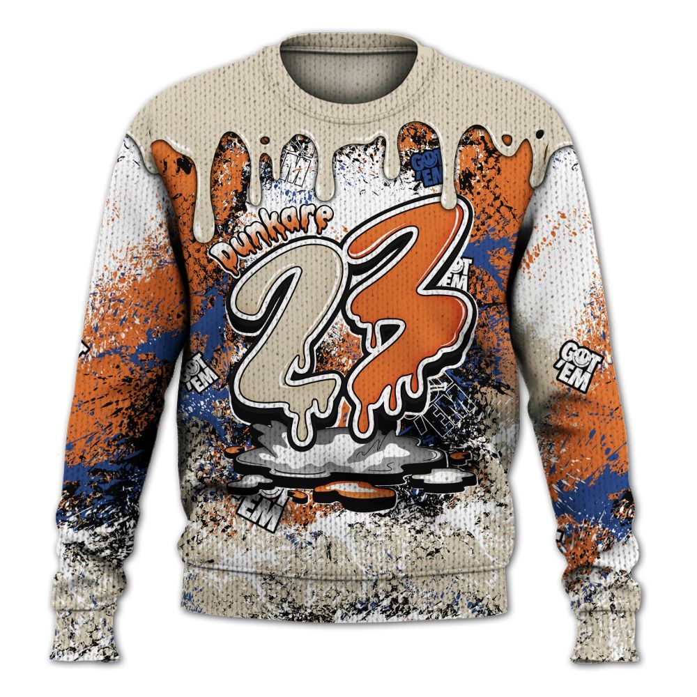 Knitted Sweater To Match Air Max 90 Rattan Birch - Dripping 23 Drip