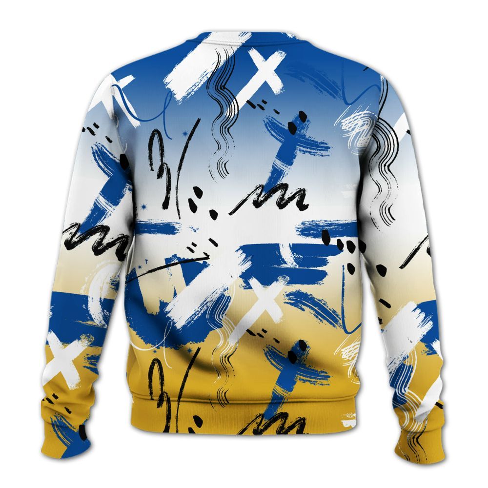 Sweatshirt To Match High Laney 1s - Money Hustle Grind Pray All Over Print