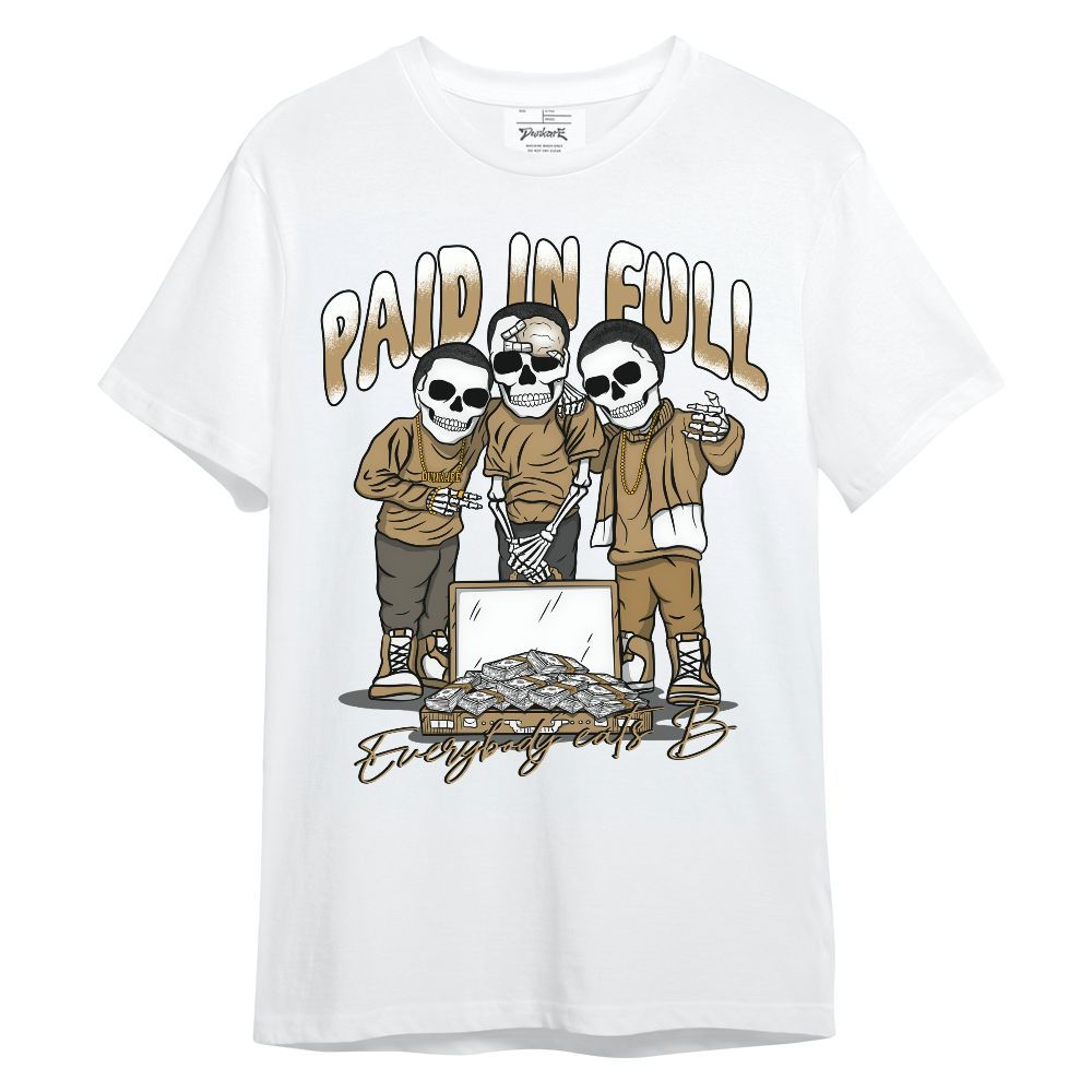 Shirt To Match High OG Black Metallic Gold 1s - Everybody Paid In Full Unisex Shirt