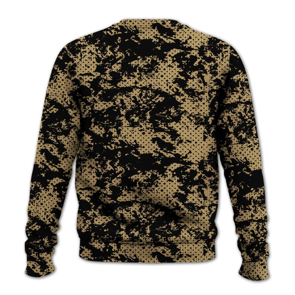 Knitted Sweater To Match High OG Black Metallic Gold 1s - Show Me The Money Retro