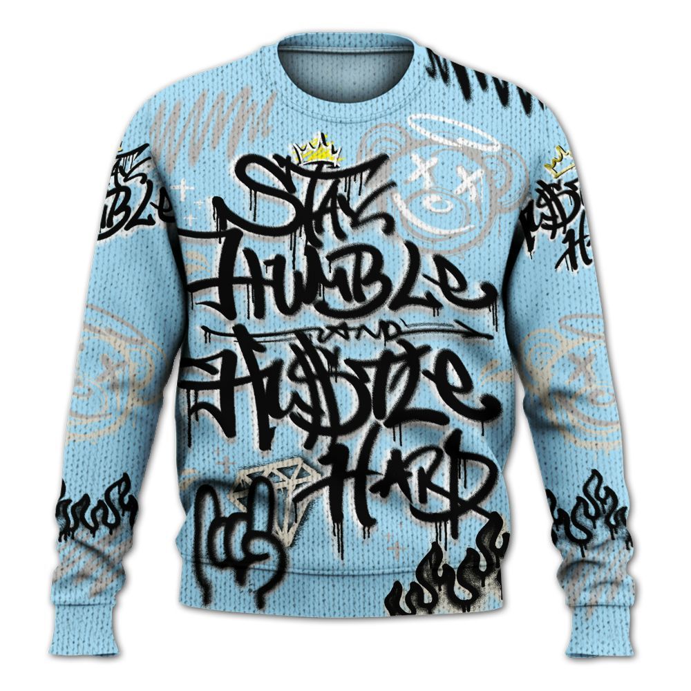 Knitted Sweater To Match Retro SoleFly 13s - Humble Drip Streetwear Graffity