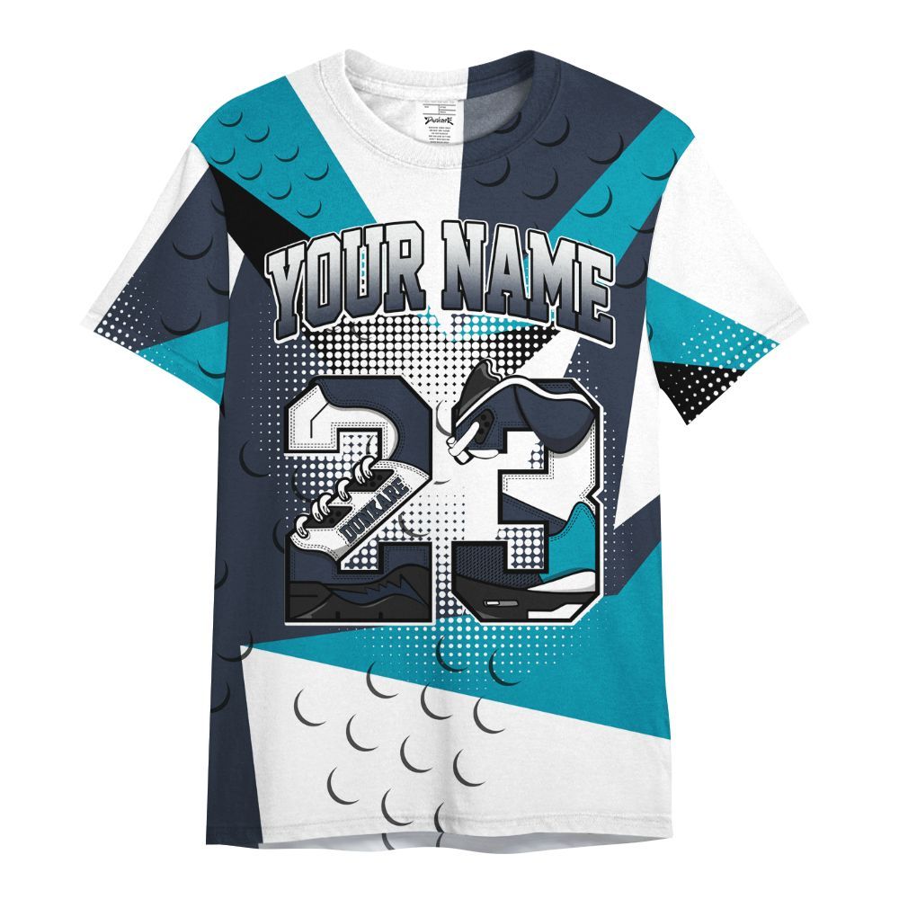 Shirt To Match Retro Obsidian 13s - Poly Custom Name Number 23 5s All Over Print