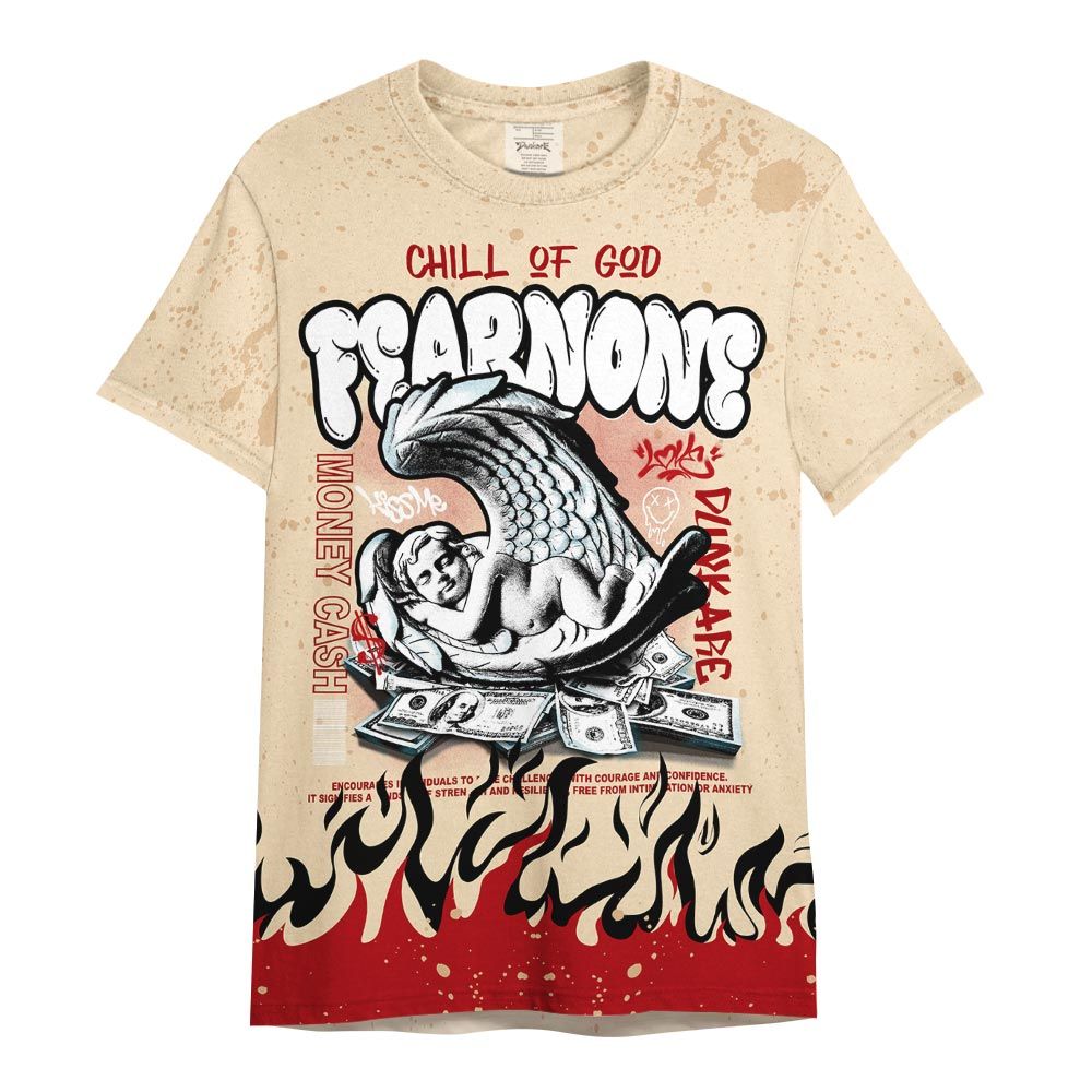 Shirt To Match Dunk Low Strawberry Waffle - Chill Of God Fear None Shirt Outfit