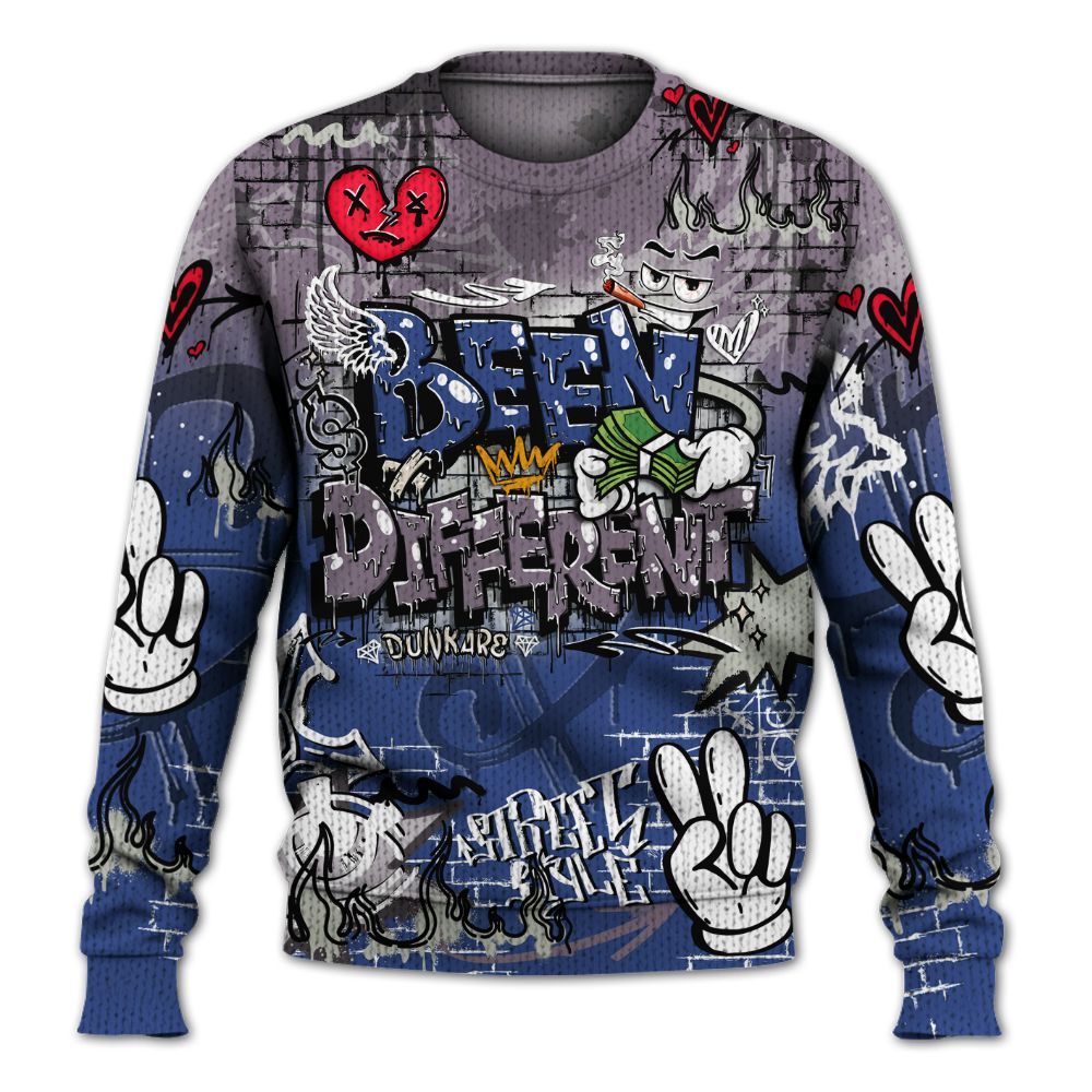 Sweater To Match Low OG Voodoo Alternate 1s - Been Dif2erent Drip Graffiti Graphic