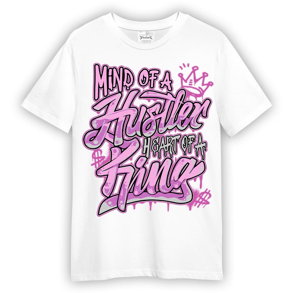 Shirt To Match Hyper Violet 4s T-- Mind Of Hustlers Heart King Graphic T-Shirt Unisex