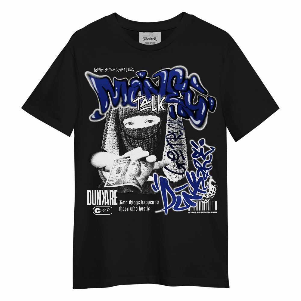 Shirt To Match Air Max Plus Black Racer Blue - Money Talk Rap Unisex Shirt