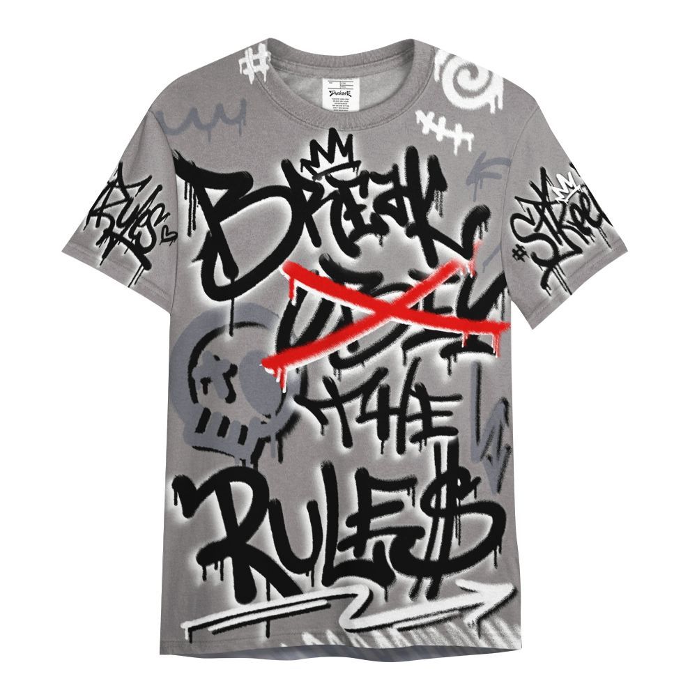 Shirt To Match Cool Grey 11s - Break Rules Streetwear All Over Print