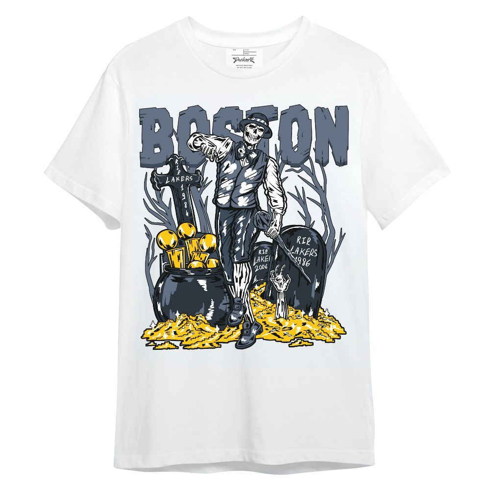 Shirt To Match Low Diffused Blue 11s - Goldrush Skeleton Unisex Shirt