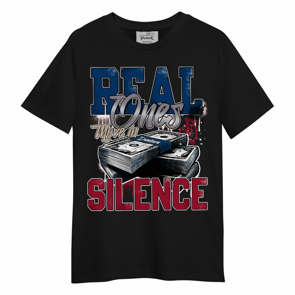 Shirt To Match Rare Air 4s - Move In Silence Money Graphic
