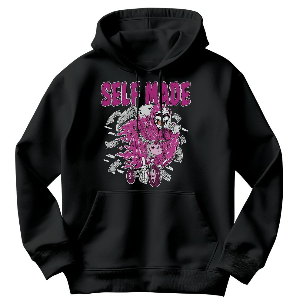 Sweatshirt To Match Dunk Low Active Fuchsia - Self Make Skeleton Graphic
