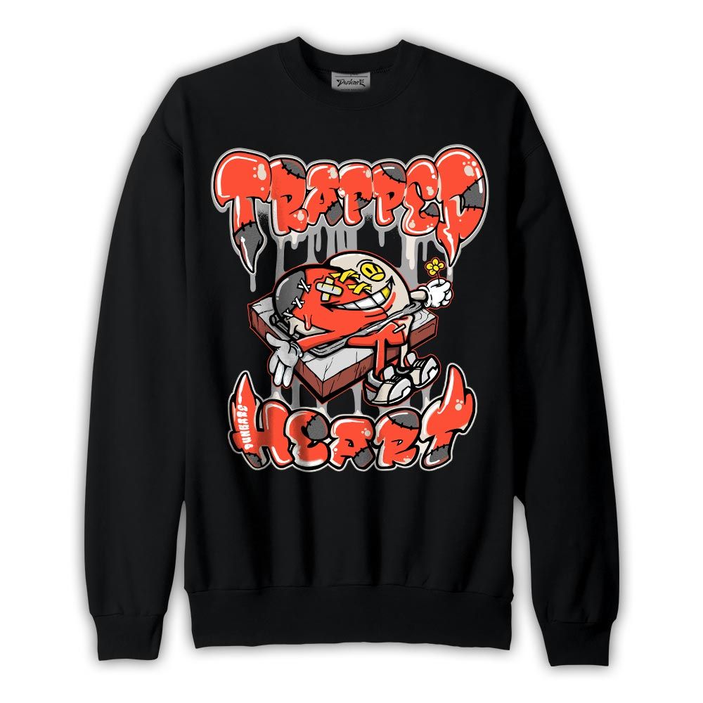 Sweatshirt To match Georgia Peach 3s Sweatshirt - Trapped Heart Graphic Graphic