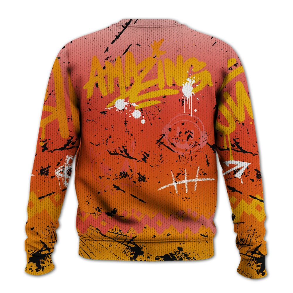 Knitted Sweater To Match Dunk High Candy Corn - Friday Sneaker Crayon