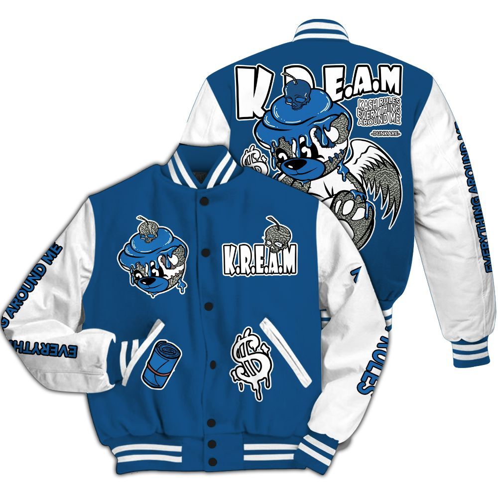 Varsity Jacket To Match Wizards 3s - Loot Bear All Over Print