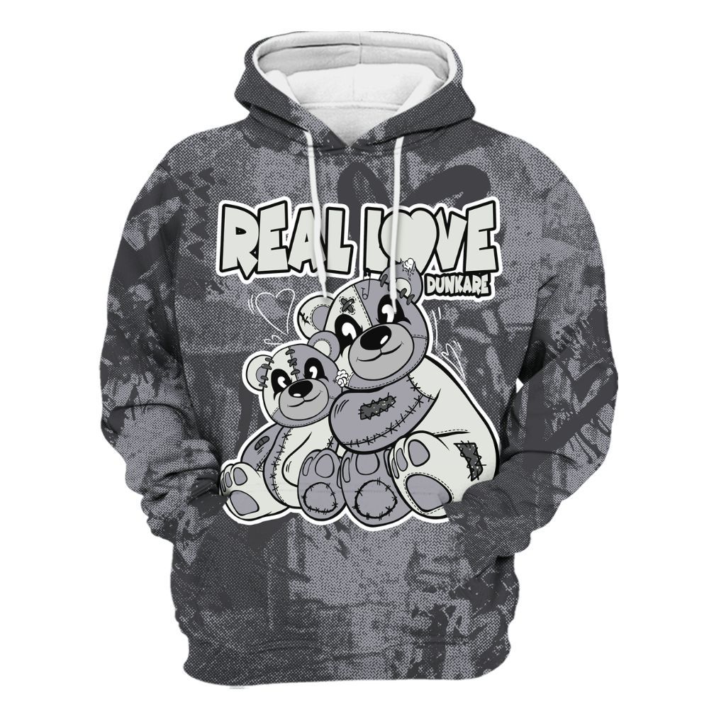 Hoodie To Match Fear 4s - Sincere Fondness Bear All Over Print
