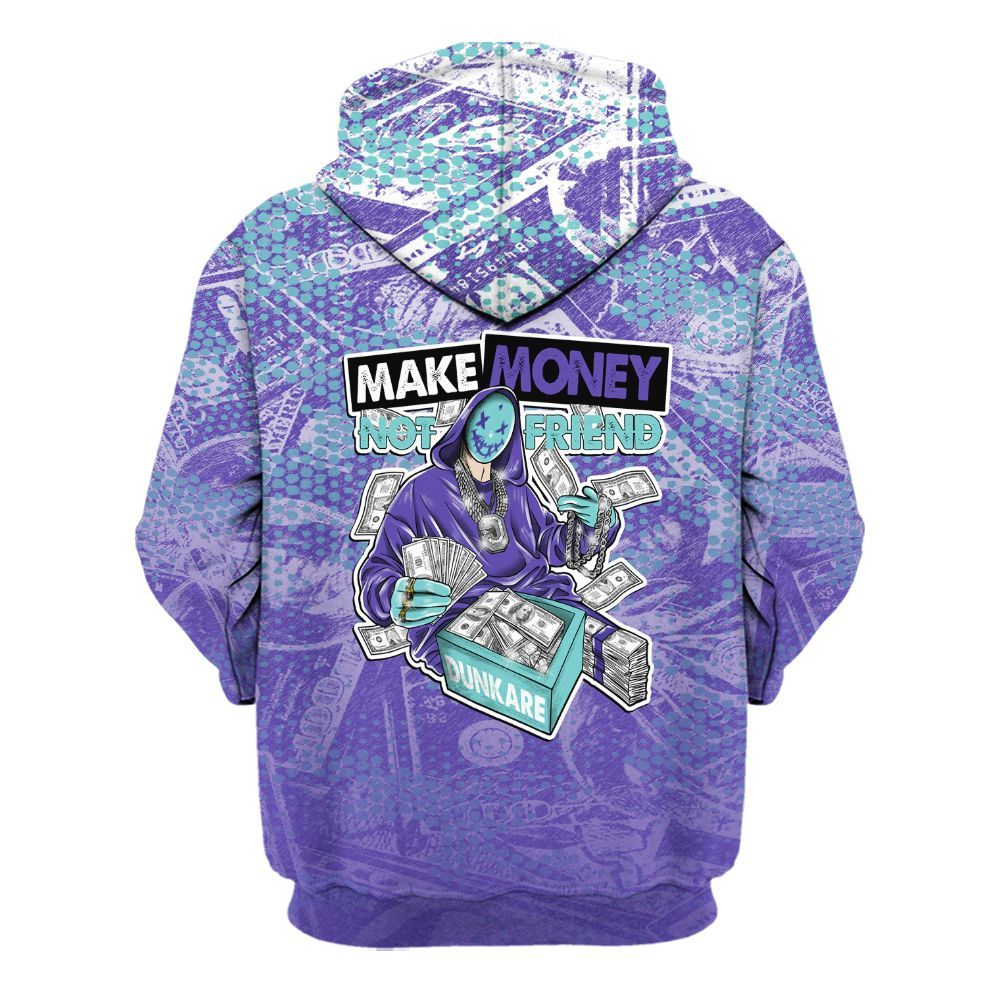 Hoodie To Match Low Hornets 1s - Make Moneys Unique All Over Print