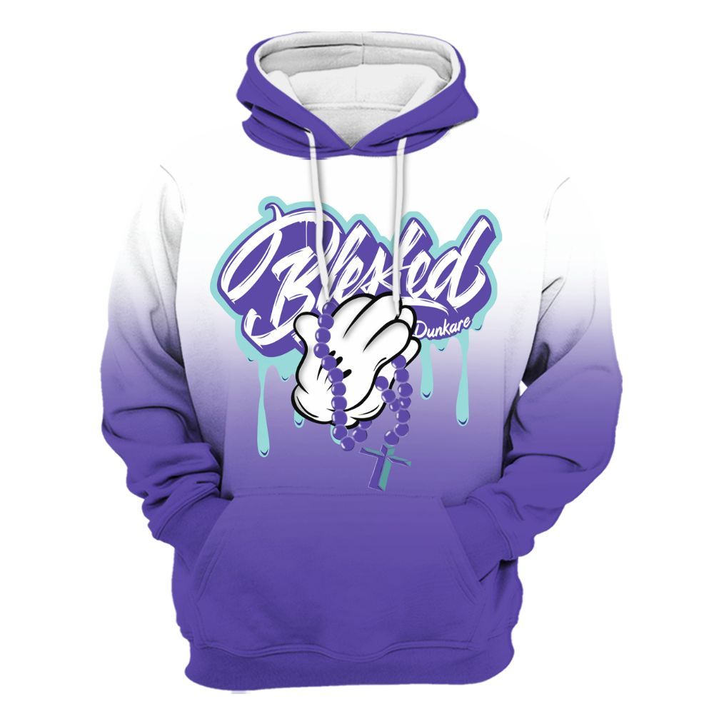 Hoodie To Match Low Hornets 1s - God Blessed Drip All Over Print