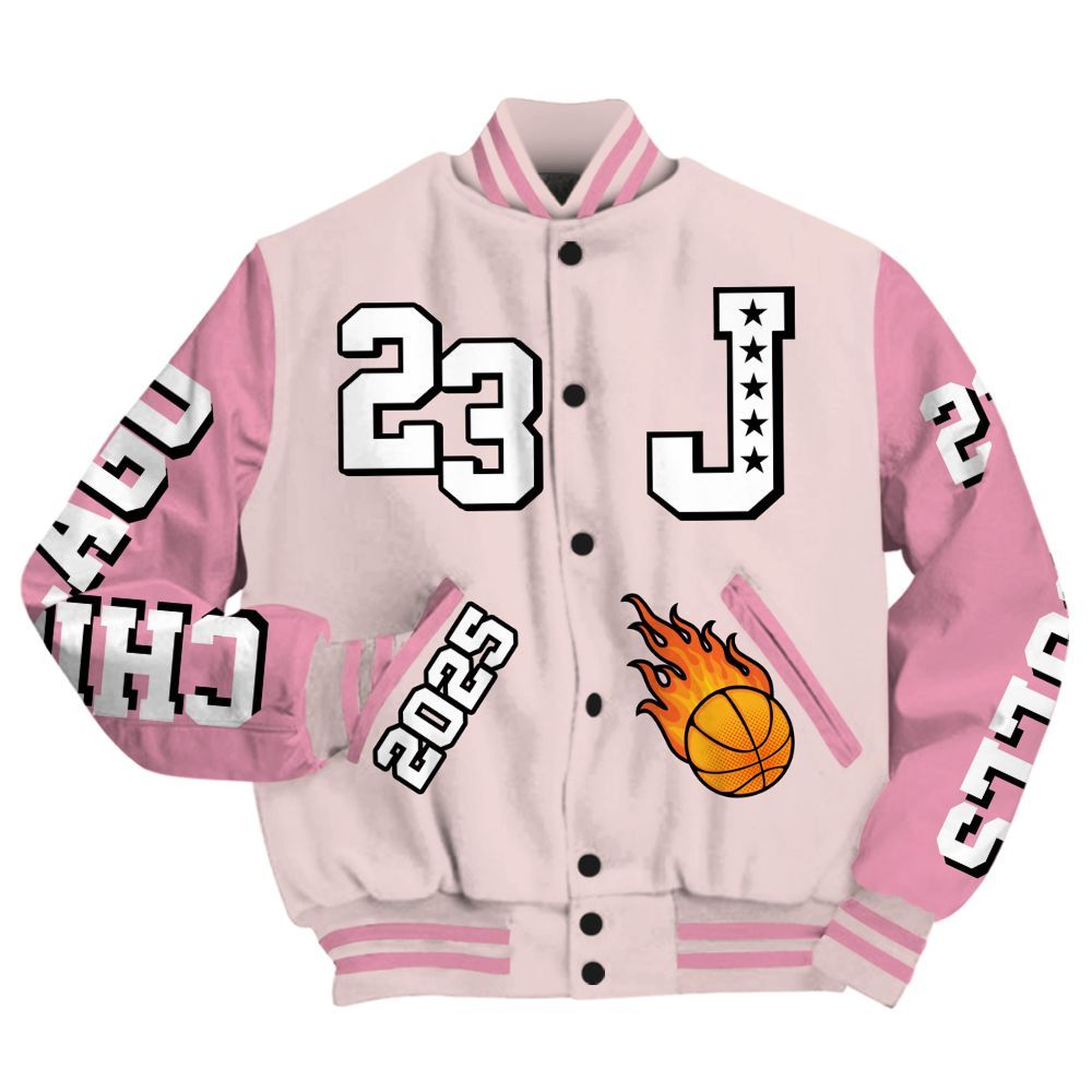 Varsity Jacket To Match Dunk Low KD 17 Aunt Pearl - Chicago 23 Basketball All Over Print