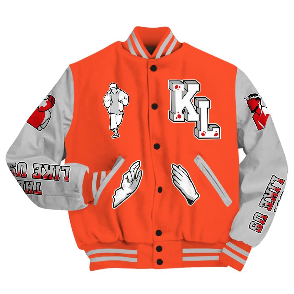 Varsity Jacket To Match Air Max 1 86 Cosmic Clay - Dislike Us Graphic All Over Print