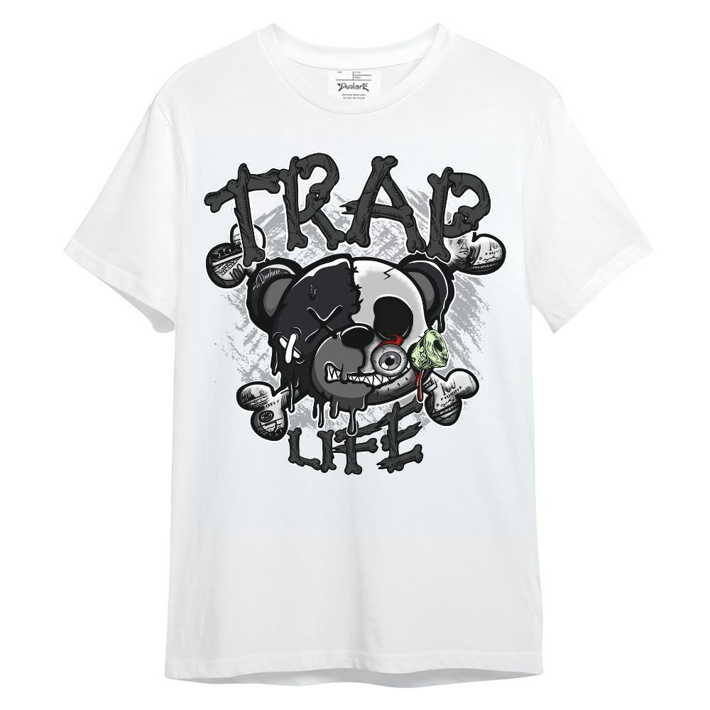 Shirt To Match White Thunder 4s - Trap Bear Skull Unisex Shirt