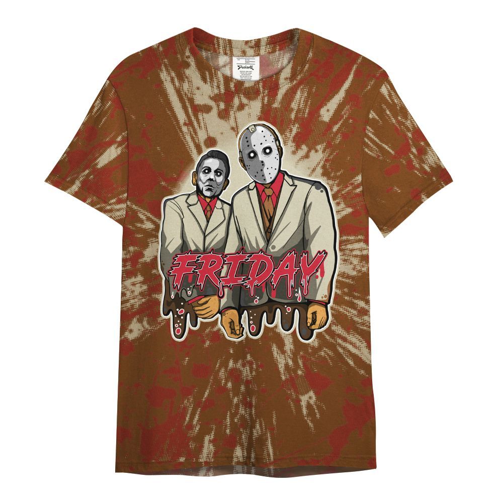 Shirt To Match Archaeo Brown 5s - Friday Halloween Graphic Luxury All Over Print