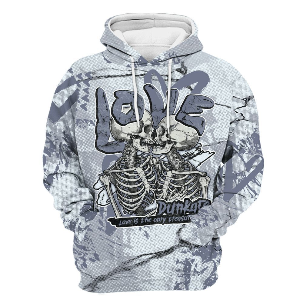 Hoodie To Match Air Foamposite Jin Kazama - Skull Love All Over Print