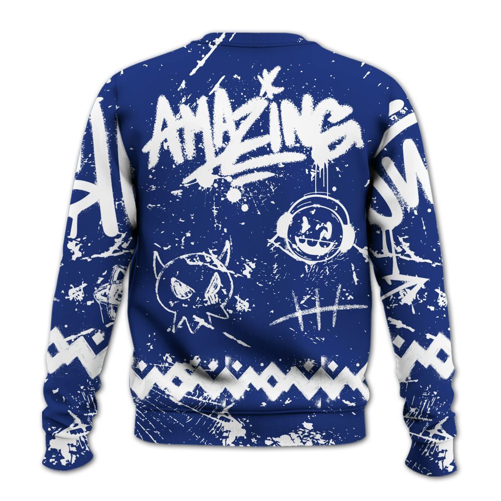 Sweatshirt To Match Dunk Low Tennis Classic - Friday Sneaker Crayon All Over Print