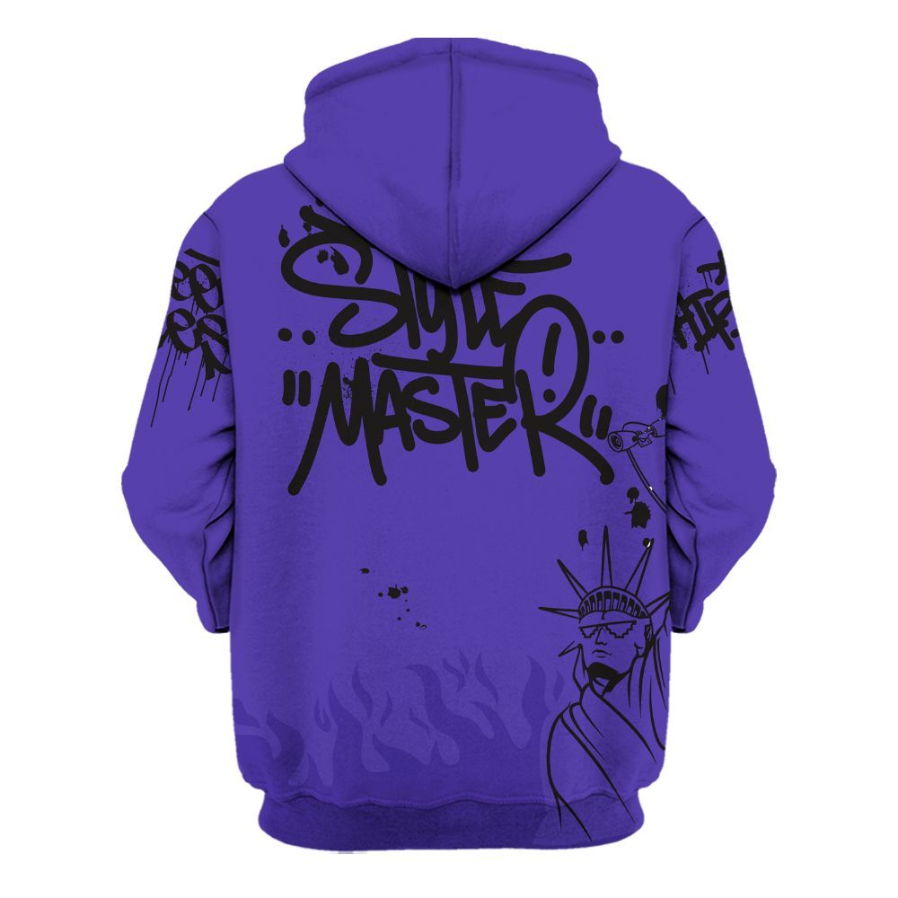Hoodie To Match Field Purple 12s - Graphic Fck Around Find Out All Over Print