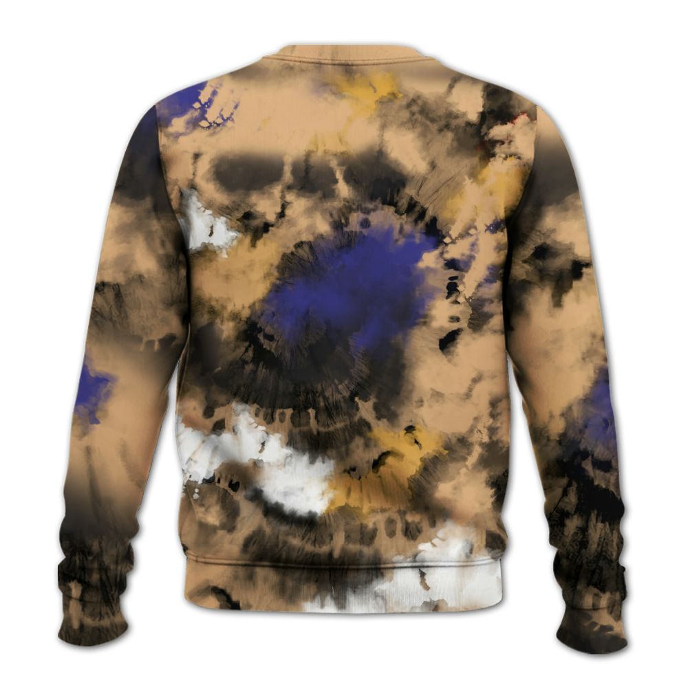 Sweatshirt To Match SE Afrobeats 7s - God Blessed Tie Dye All Over Print