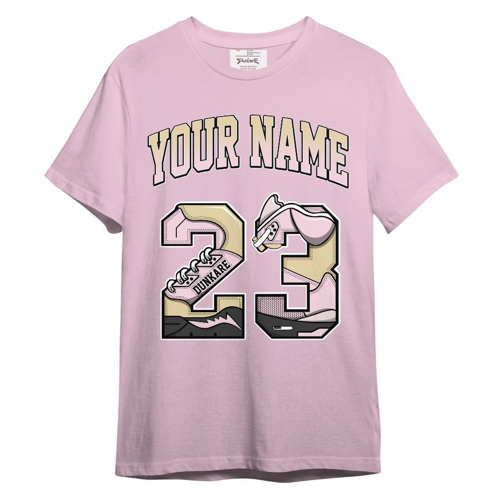 Shirt To Match Denim Iced Carmine 4s - Custom Name 23 5s Graphic