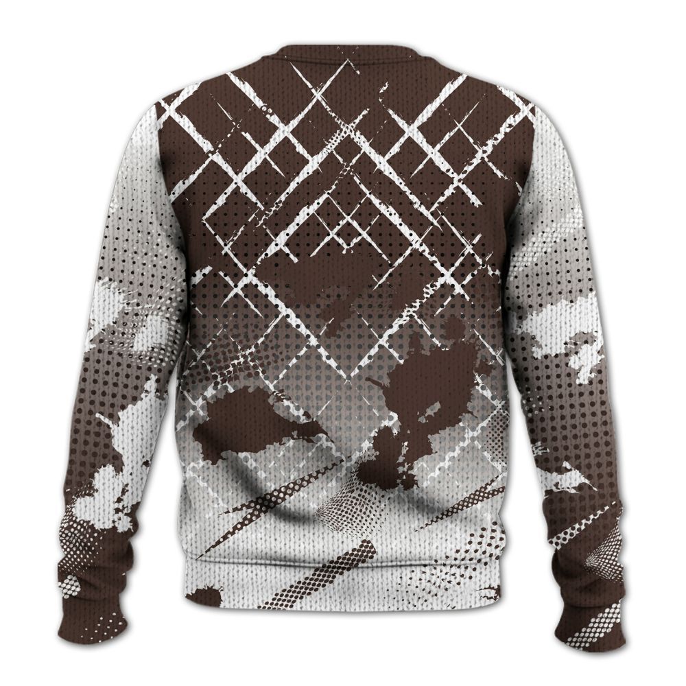 Knitted Sweater To Match SoleFly Cafecito 12s - Halftone Stand Business Dripping