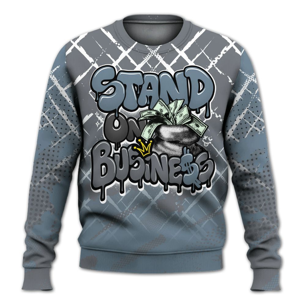 Sweatshirt To Match Air Max DN Silver Bullet - Halftone Stand Business Dripping All Over Print