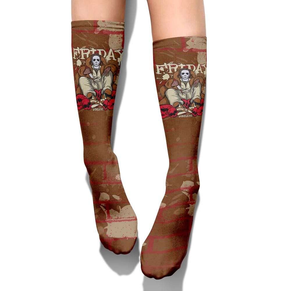 Sock To Match Archaeo Brown 5s - Friday Halloween Brick