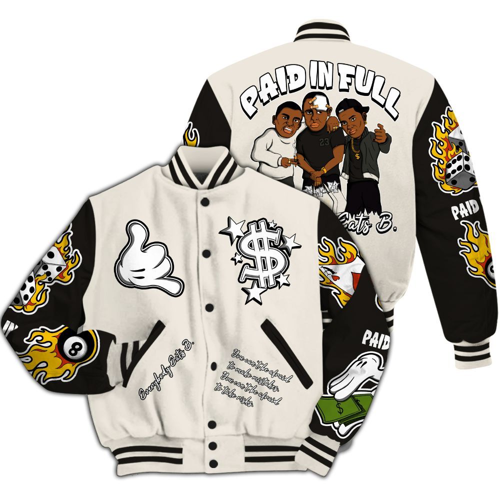 Varsity Jacket To Match Air Max Plus Moonlight Swarovski - Everybody Paid In Full Graphic All Over Print