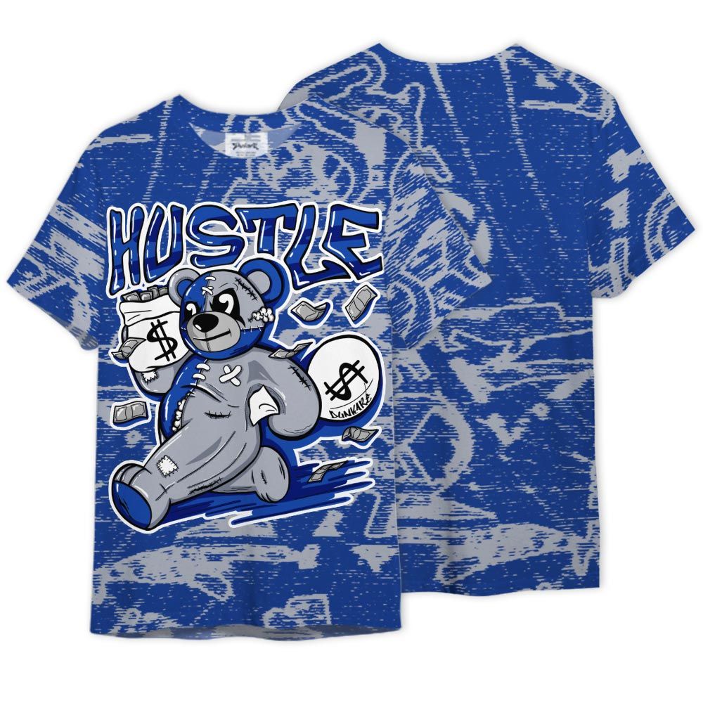 Shirt To Match Air Foamposite One Royal - Hustles Bear Avant-Garde Shirt Unisex