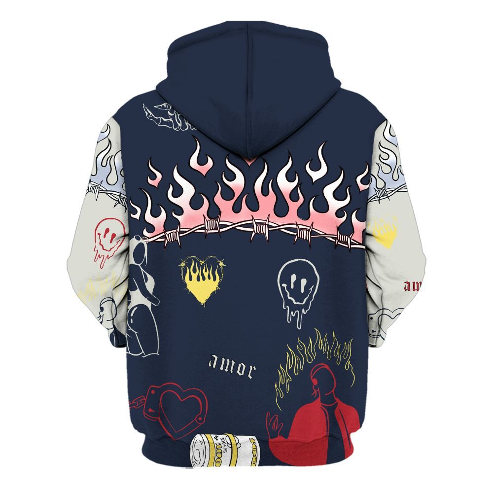 Hoodie To Match Dunk Low COJP What The 2024 - Snake Trust No One All Over Print