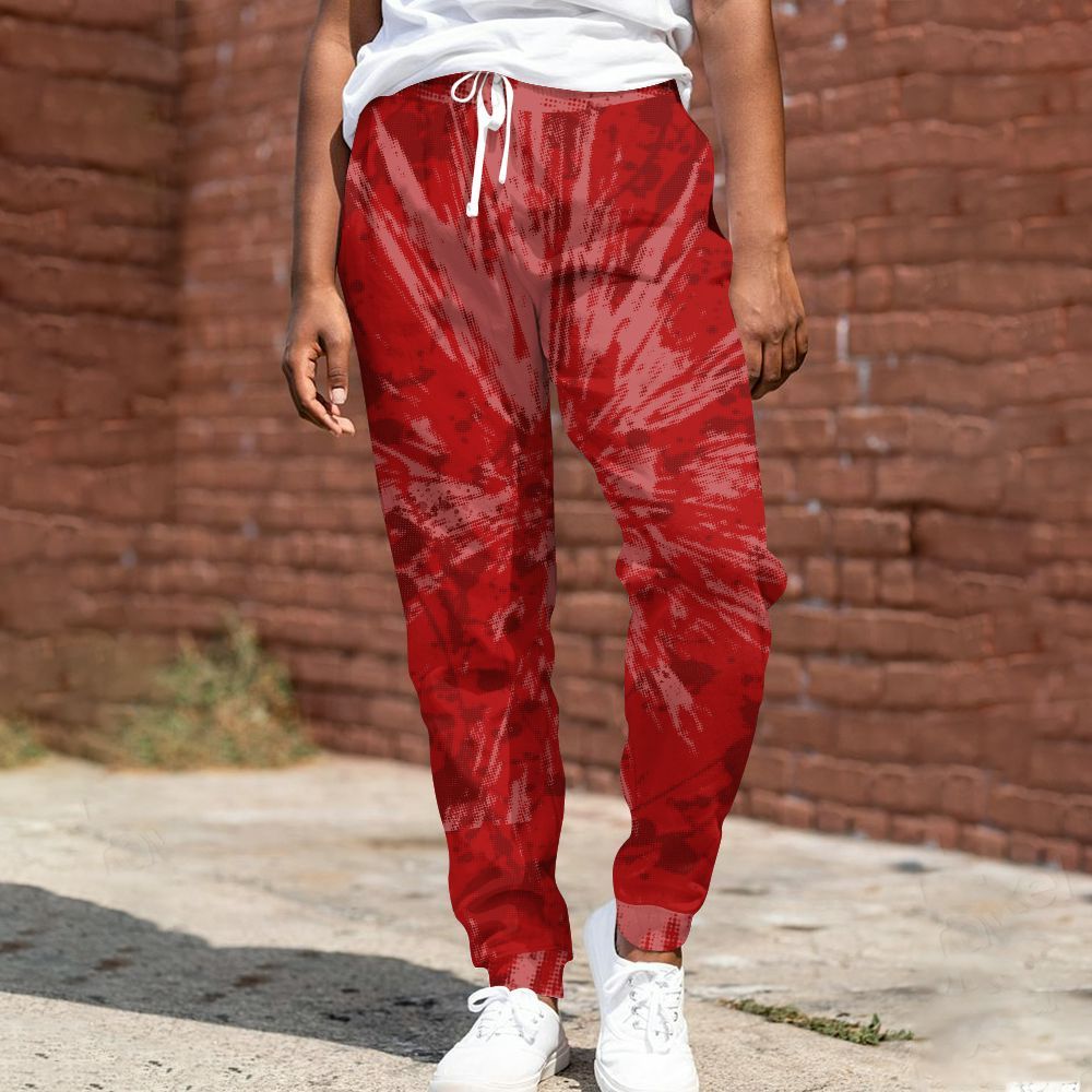 Sweatpant To Match Red Taxi 12s - Luxury All Over Print