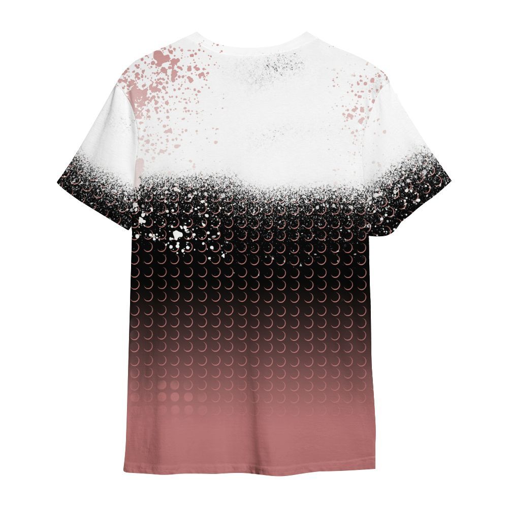 Shirt To Match Low OG Rust Pink 1s - Halftone Time Is Money All Over Print