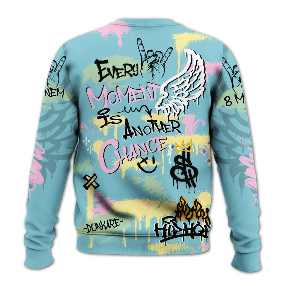 Sweatshirt To Match SB Dunk Low Visty - 8Mile Movie Graffiti All Over Print