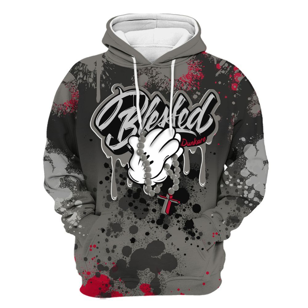 Hoodie To Match Shadow 2025 10s Shirt, God Blessed Ink Drip All Over Print