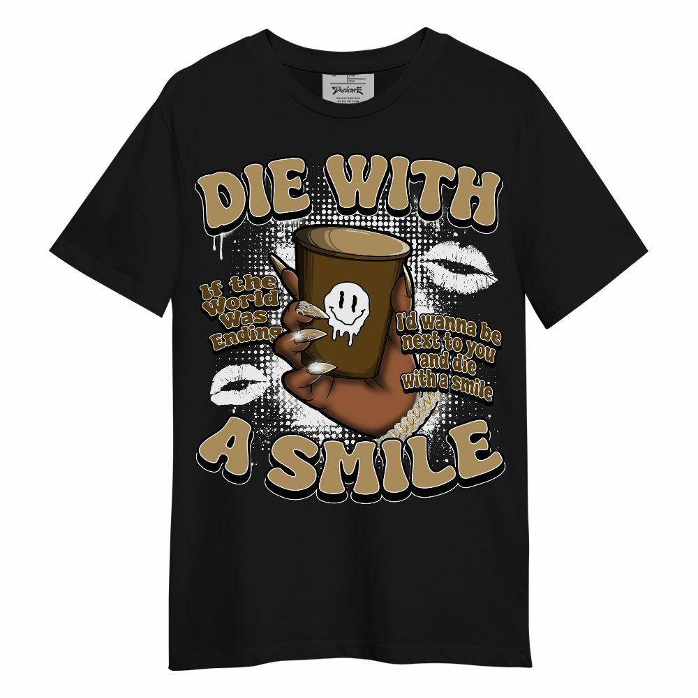 Shirt To Match Black LD 1000 - Die With A Smile Graphic Unisex Shirt