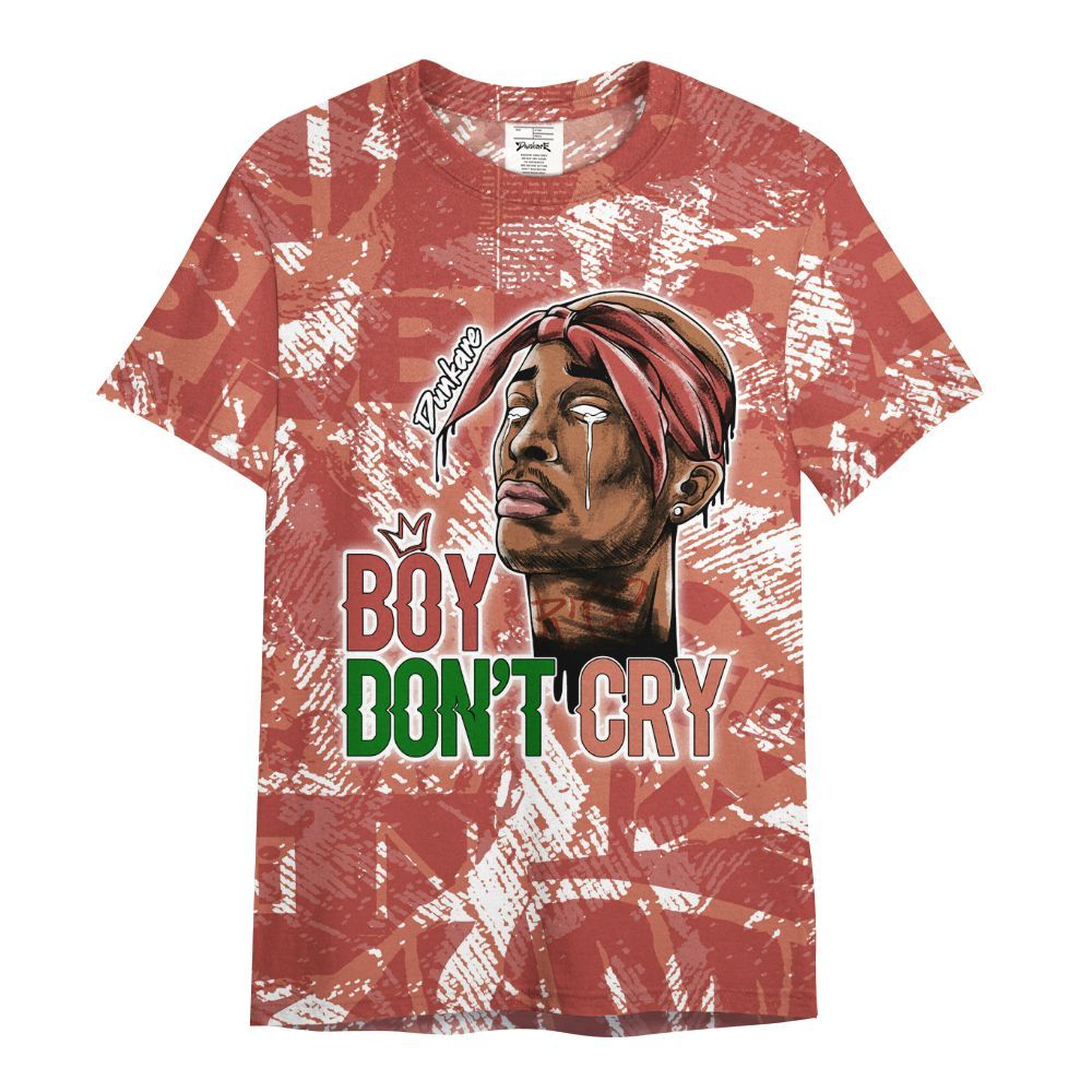 Shirt To Match Dune Red 13s - Boiz Ain't Cry Unique Abstract All Over Print