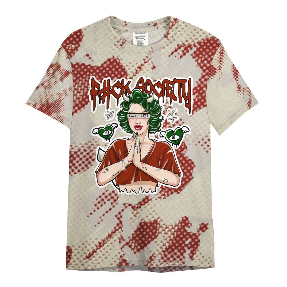 Shirt To Match El Grito 5s - F#ck Xociety Halftone All Over Print