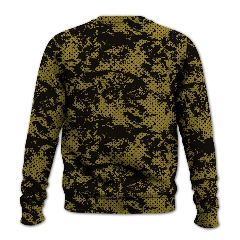 Knitted Sweater To Match Air Flightposite Metallic Gold - Show Me The Money Retro