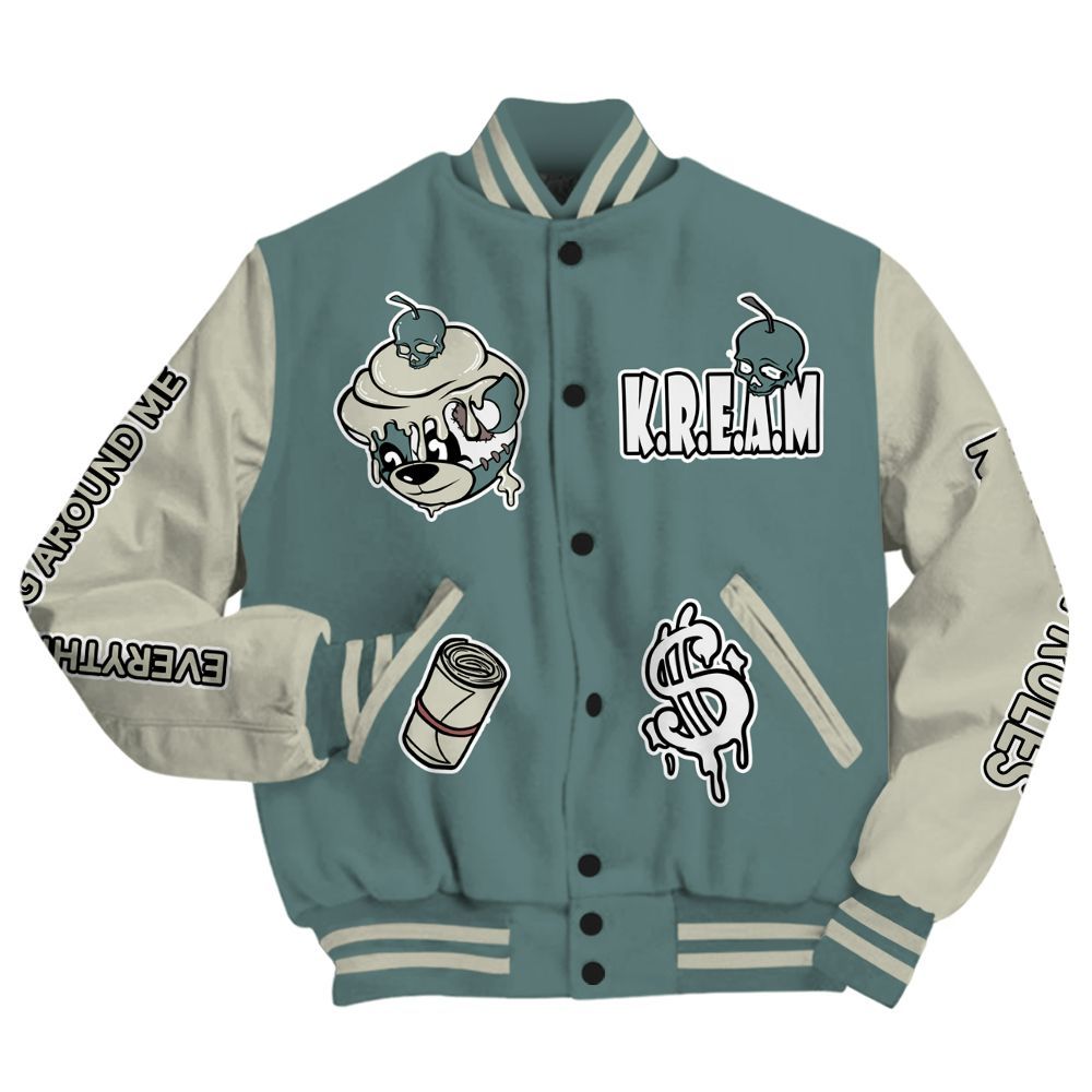 Varsity Jacket To Match AMM Low 17s - Loot Bear All Over Print