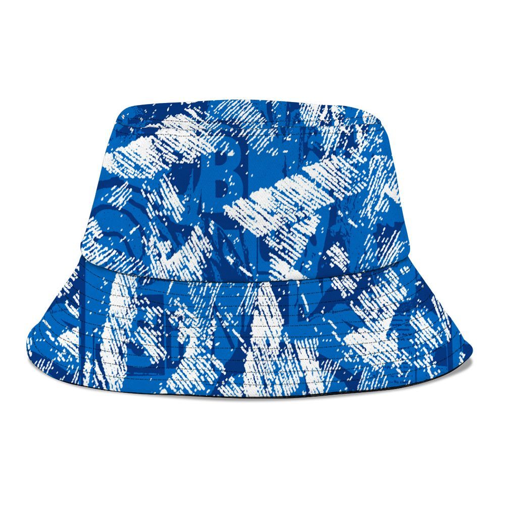 Bucket Hat To Match Blueberry 12s - Grunge Pattern Graphic