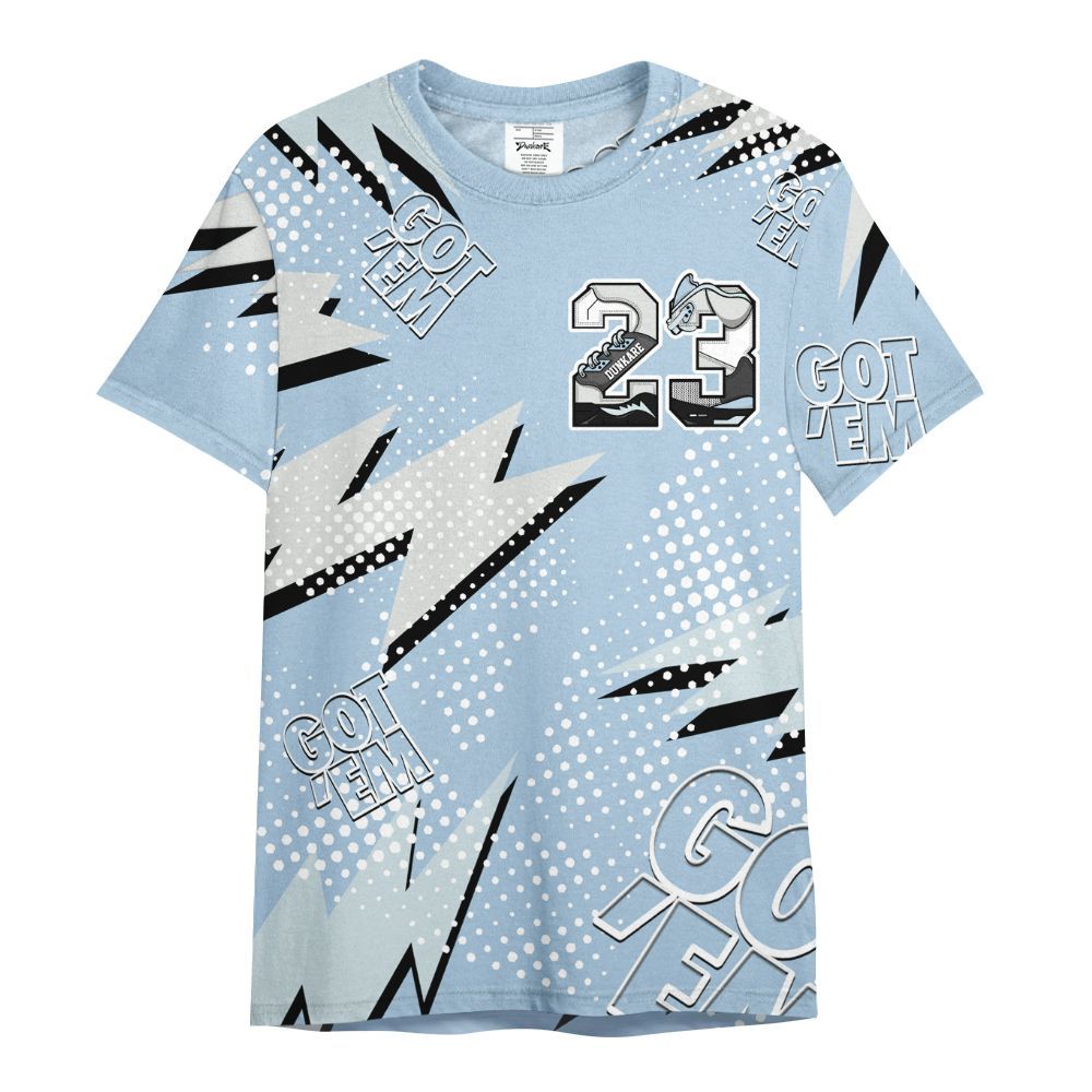Shirt To Match Forget Me Not 4s - Custom Name Number 23 5s All Over Print
