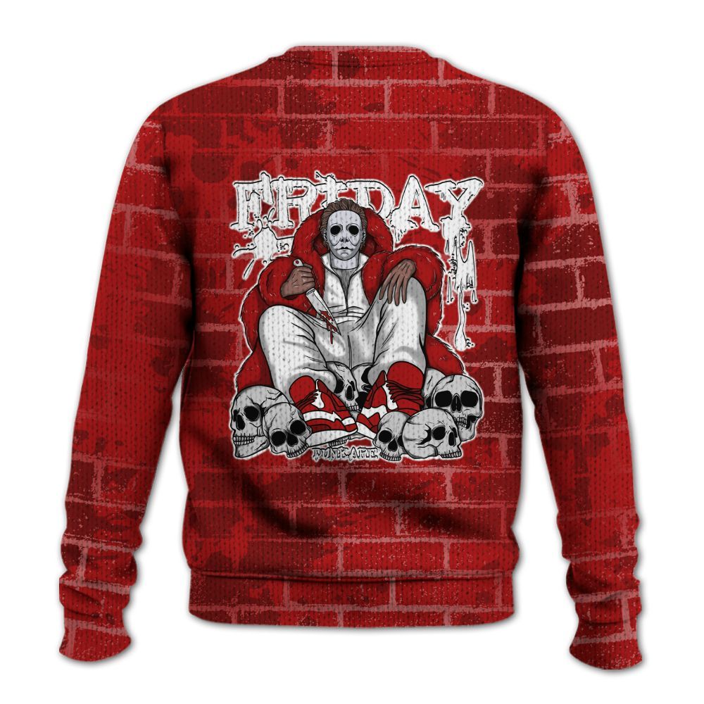 Knitted Sweater To Match Red Taxi 12s - Friday Brick