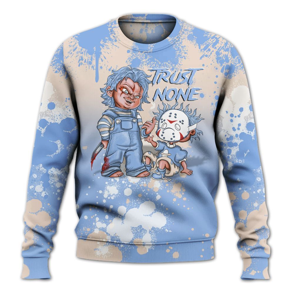 Sweatshirt To Match Air Max 1 Royal Pulse - Trust No One Scary All Over Print
