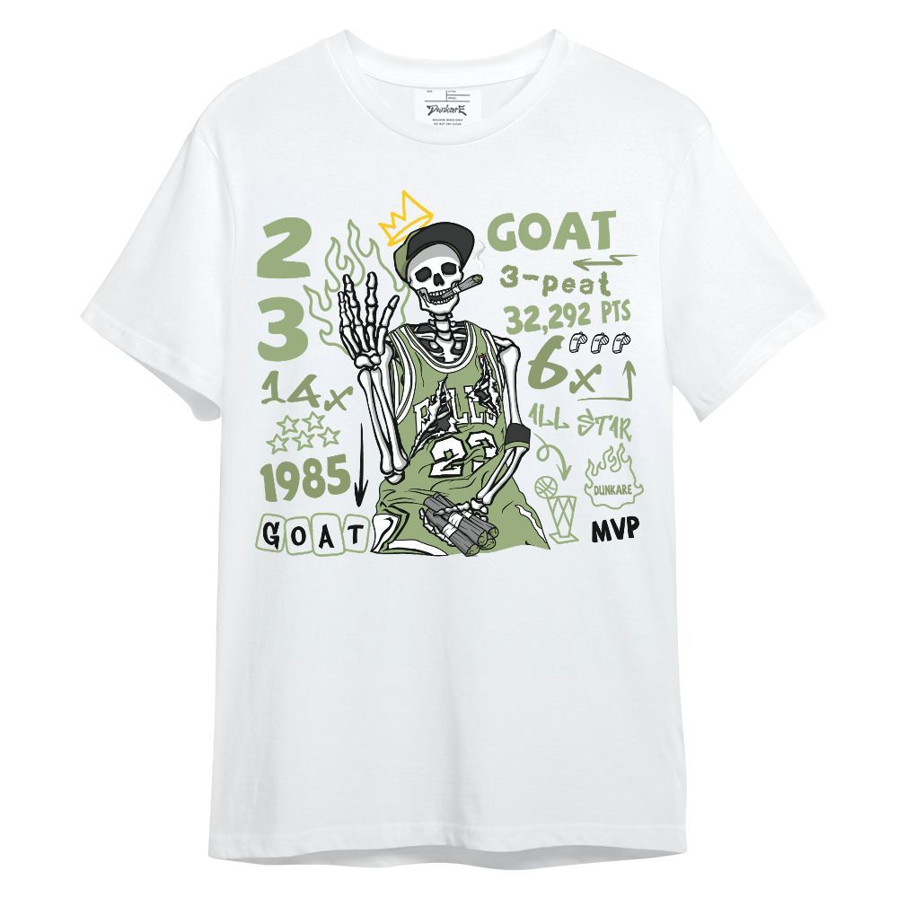Shirt To Match Oil Green 4s - Number 23 G.0.A.T Streetwear Unisex Shirt