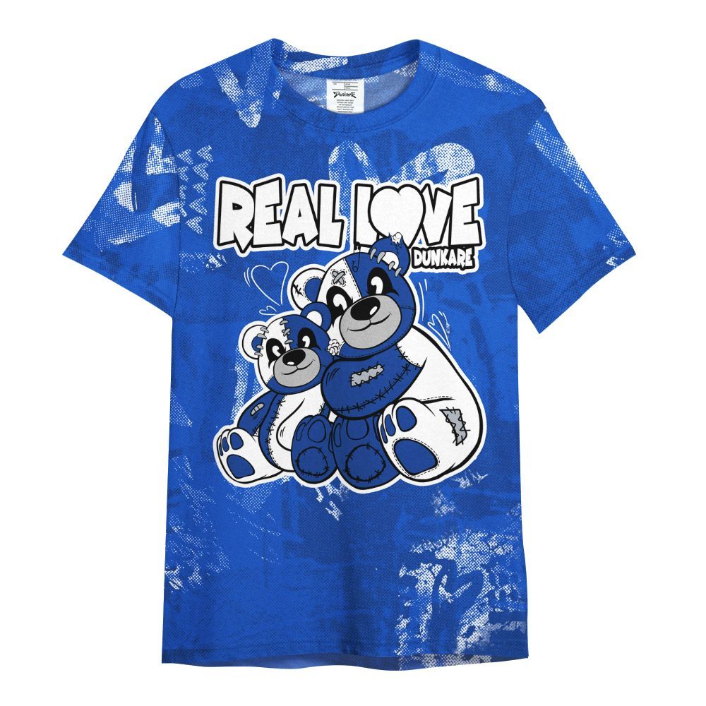 Shirt To Match Air Foamposite One Royal - Sincere Fondness Bear All Over Print